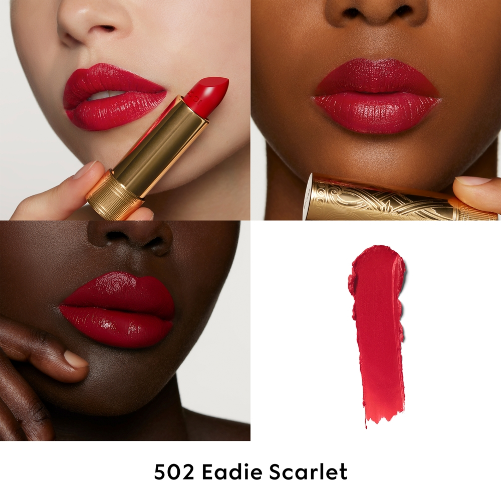 Gucci Gucci Beauty Rouge a Levres Satin Lipstick - Бархатная помада оттенок 502 Eadie Scarlet, 3 g