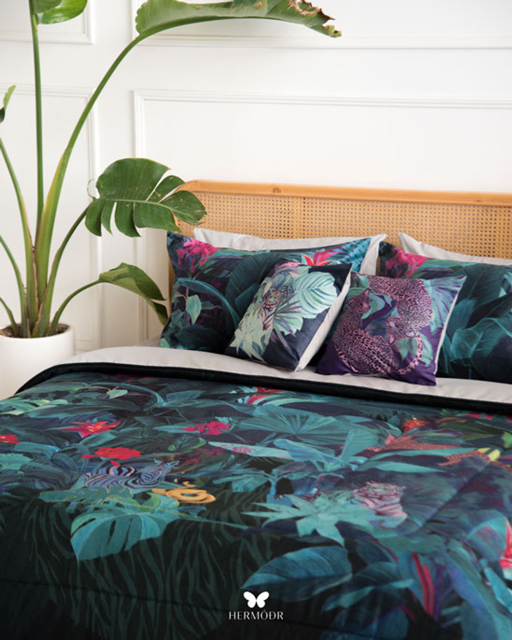 Комплект постельного белья двуспальный Maximal Hermodr 8 предметов 130220275 Иран