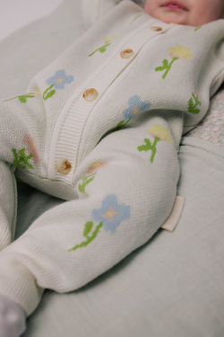 Комбинезон вязаный цветочные мечты