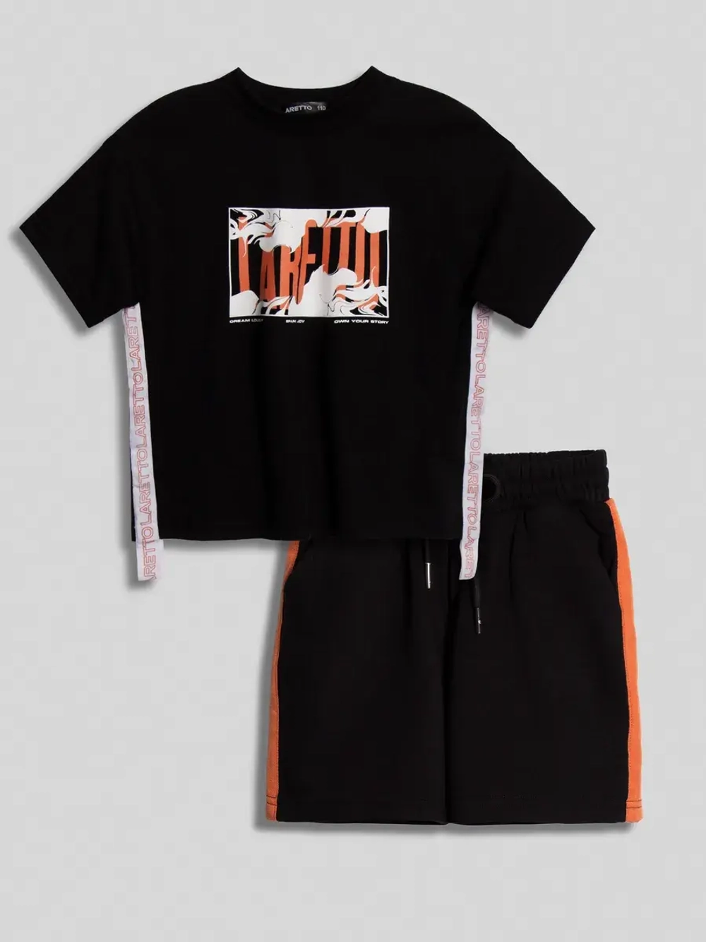 Спортивный костюм для мальчика с шортами школьный