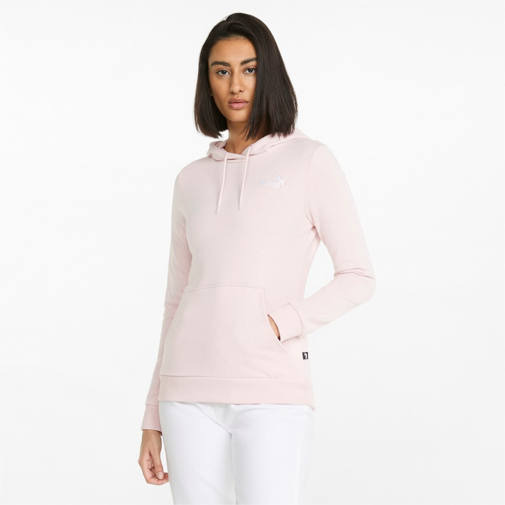 Толстовка женская PUMA ESS+ Embroidery Hoodie TR Chalk Pink