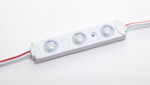 Светодиодный модуль с линзой SMD2835/3LED, 60х13х4мм, 1W, 130lm, 7000K Белый