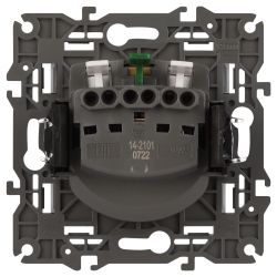 14-2101-01 ЭРА Розетка 2P+E Schuko, 16A-250В, IP20, Эра Elegance, белый