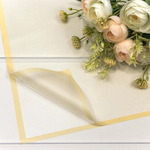 Пленка В листах 20 шт 58 х 58 см с рамкой (Песочный)