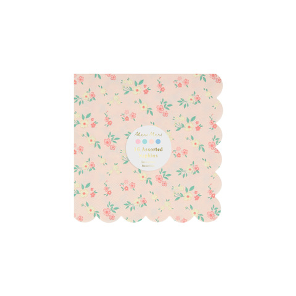 Салфетки маленькие "Vintage Ditsy" 16 шт. (12,7 х 12,7 см)