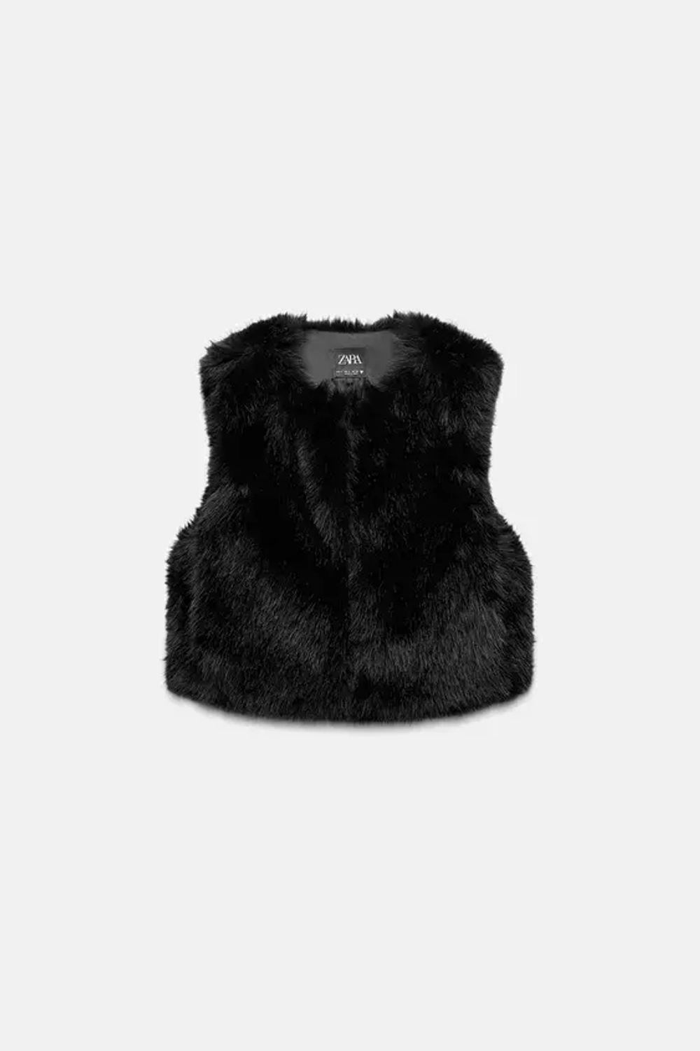 Zara fur gilet 2025