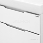 Тумба под раковину AQUATON Дакота 80 белая, выбеленное дерево 1A202901DAAY0