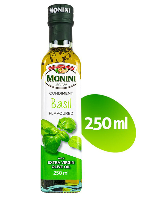 Масло оливковое Monini Extra Virgin с базиликом (250 мл)
