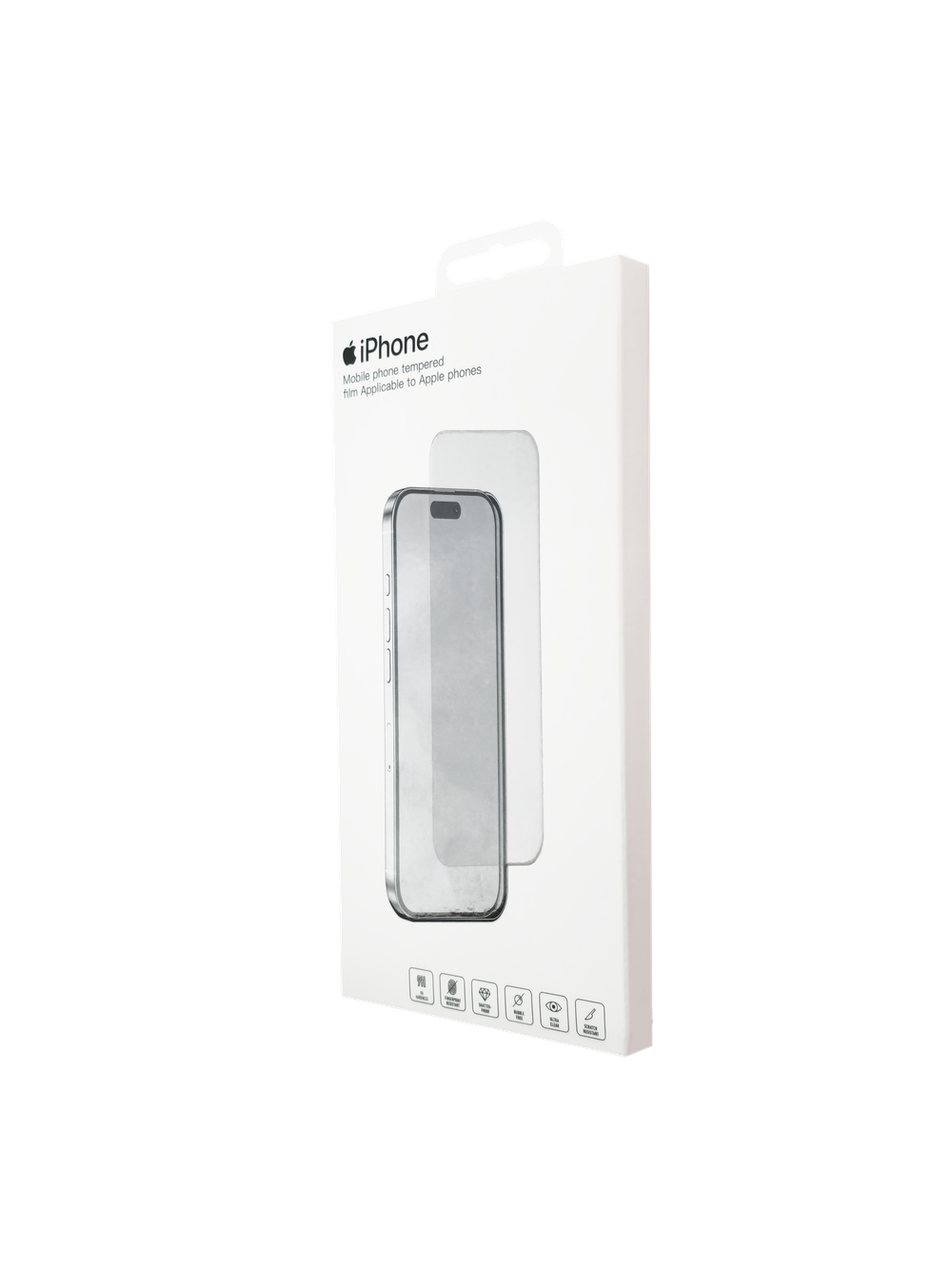 Защитное стекло с тонкими рамками и аппликатором  для Iphone 16 Pro Max