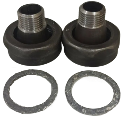 Монтажный комплект (присоединителей / адаптеры под резьбу) для счетчика газа ДУ-15, 1 1/4"