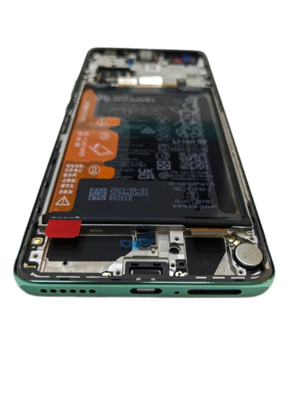 Huawei nova 11 Pro (GOA-LX9) / Дисплей (в сборе с тачскрином и аккумулятором) (в рамке) (ORIG-SP)