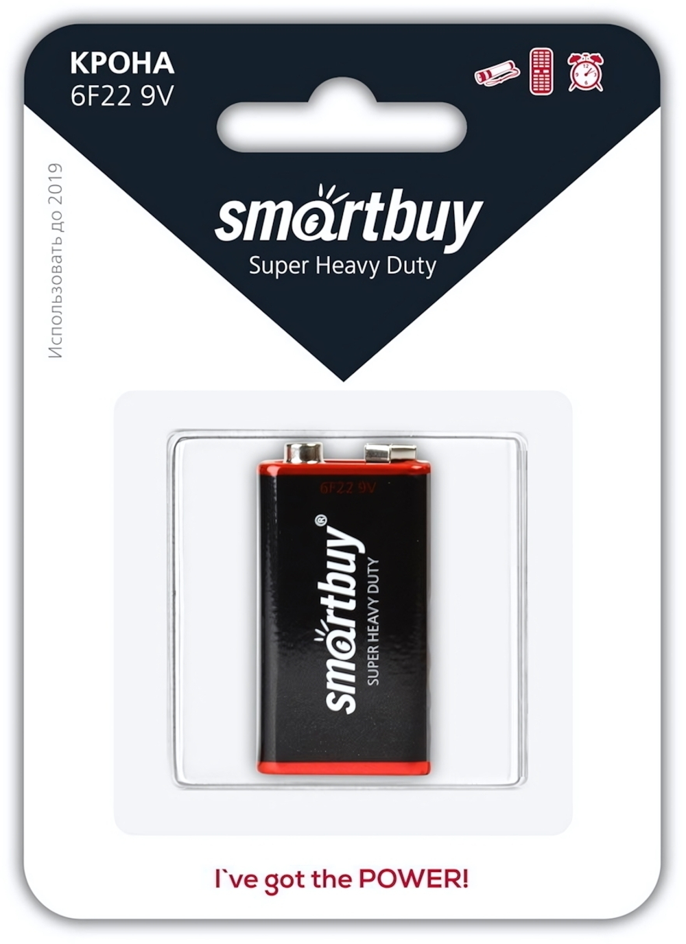 Элемент питания Smartbuy F22 BL/1 (комплект 1 шт)