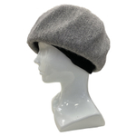 Берет формованный трикотаж безе серый
