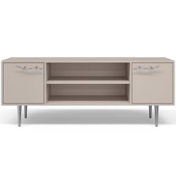 Тумба под ТВ Арт Колор matte 155см Стайл Сильвер Серый агат матовый