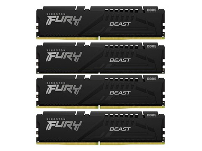 Оперативная память Kingston Fury KF552C40BBK4-128, DDR5 4х 128ГБ 5200 МГц, DIMM, RTL