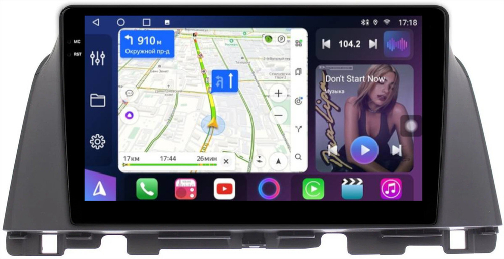 Магнитола для KIA Optima 4 2016-2020 - FarCar 580M монитор 10.36" QLED на Android 14, TS18, CarPlay, 4G SIM-слот