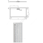 Поддон душевой акрил прямоугольный ULTRAFLAT NEW 1200х800х25 черный Ideal Standard T4469V3