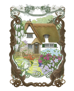 Guardian fairy of a strange garden. Coloring Book