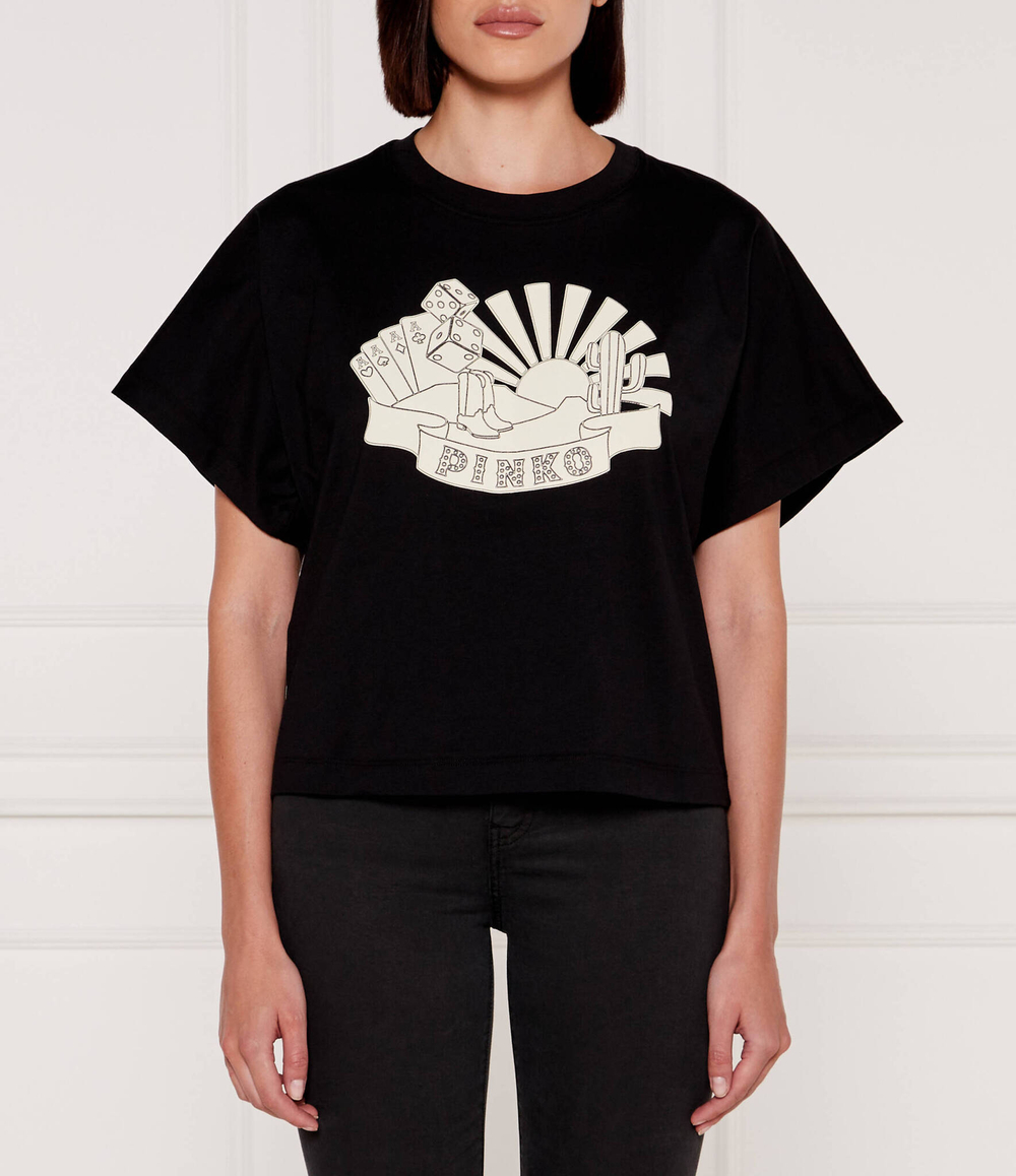 Футболка DICE Pinko - черный(103993 A23Z)