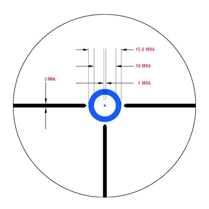 Прицел Veber Wolf 1.25-4.5x26 IR DnD Загонник