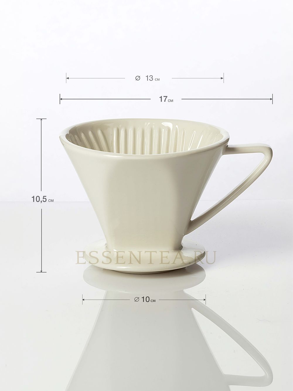 Воронка-пуровер из керамики для приготовления кофе