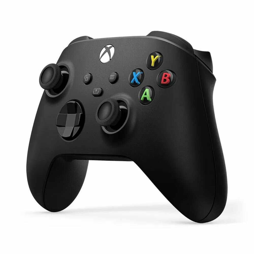 Беспроводной геймпад Xbox Series Carbon Black, с вибрацией и обратной связью