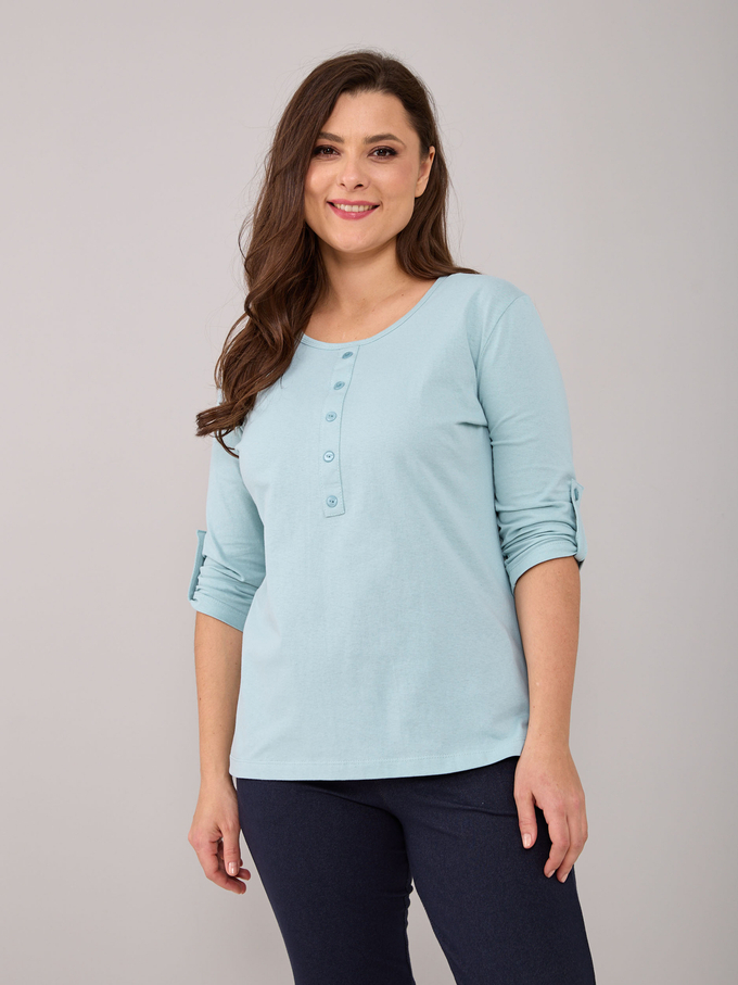 Лонгслив ЛНк-005/мятный