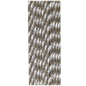 Трубочки бумажные для коктейлей «Сафари», 12 шт