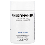 Codeage, Akkermansia, 30 растительных капсул