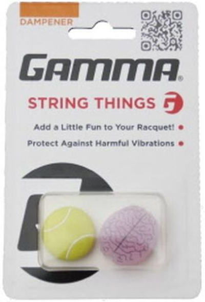 Виброгаситель теннисный Gamma String Things 2P - ball/brain
