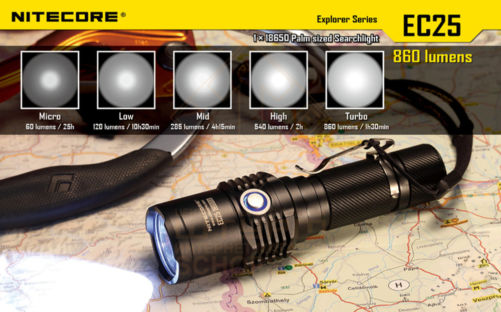 Фонарь Nitecore EC25 COBRA