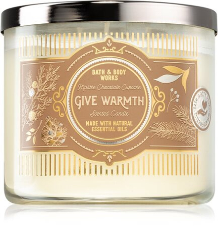 Bath & Body Works Marble Chocolate Cupcake - ароматическая свеча /   411  g  / GTIN 667555785457