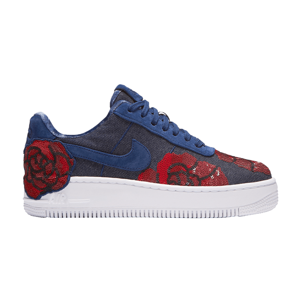 Кроссовки Nike Air Force 1 Denim Rose (Женская размерная сетка)