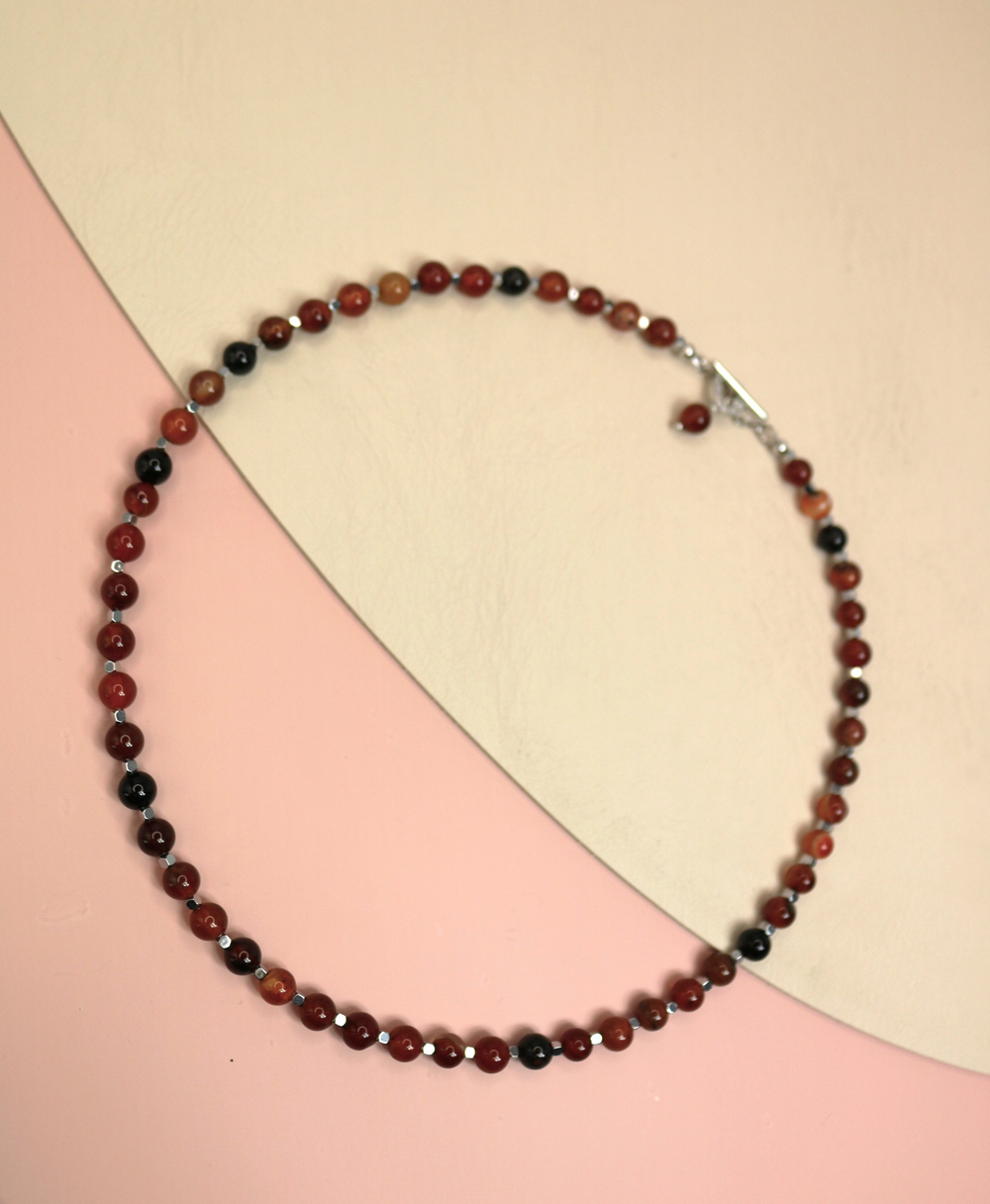 Чокер из натурального сердолика Викторинэль