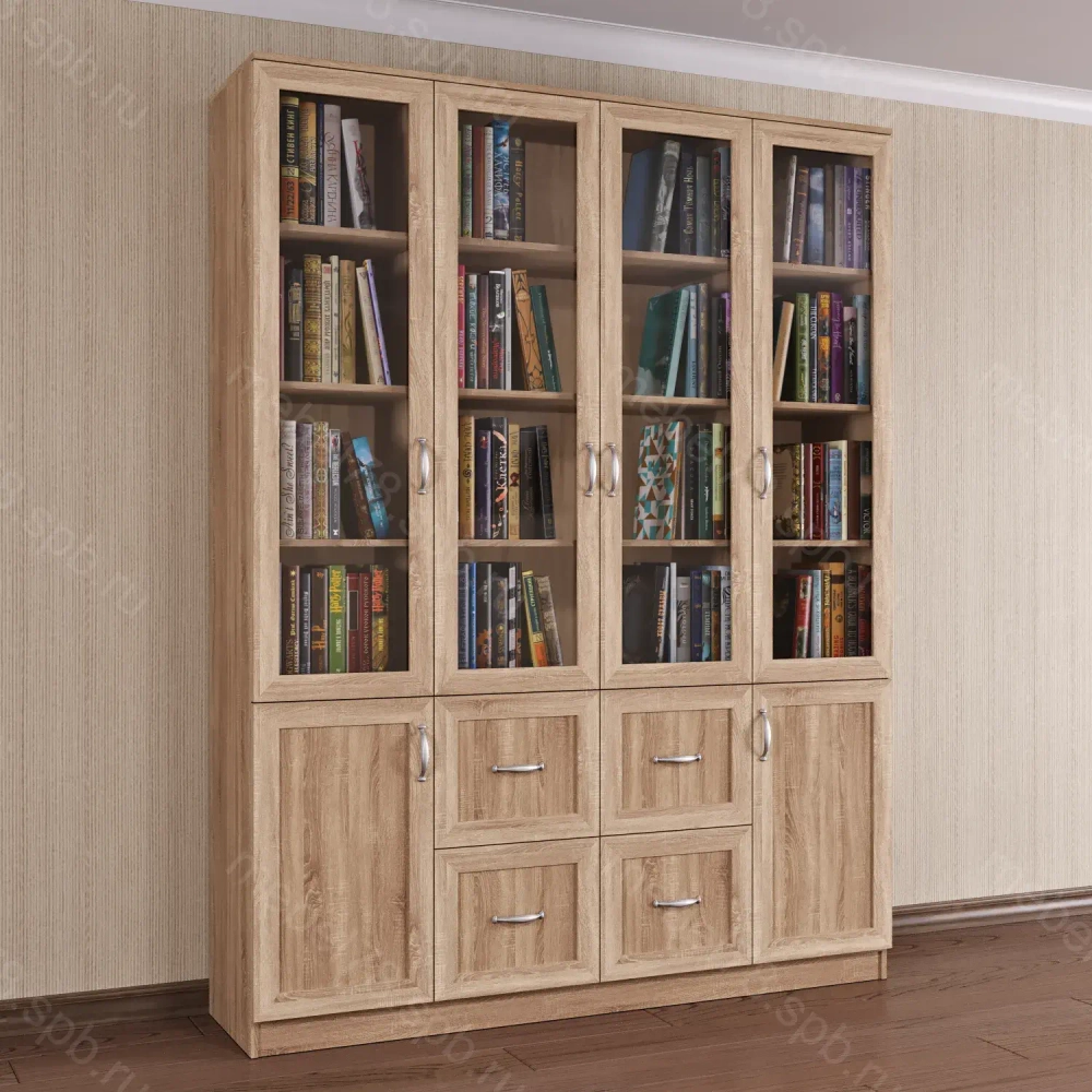 Шкаф книжный 4/10