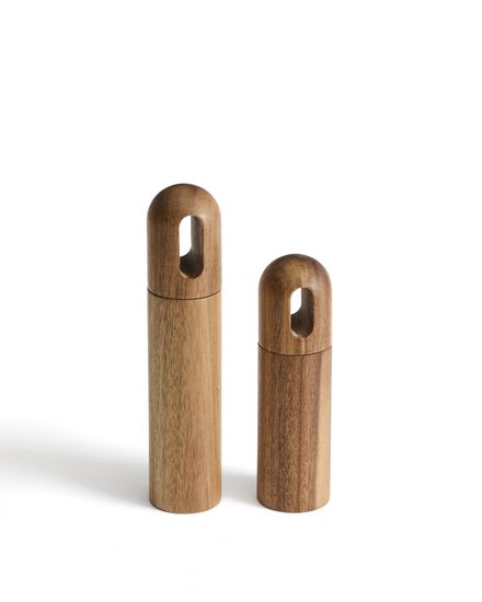 Мельница для соли и перца Blera из акации 17,8 см