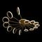 Потолочная светодиодная люстра Loft IT Megan 10164L Gold