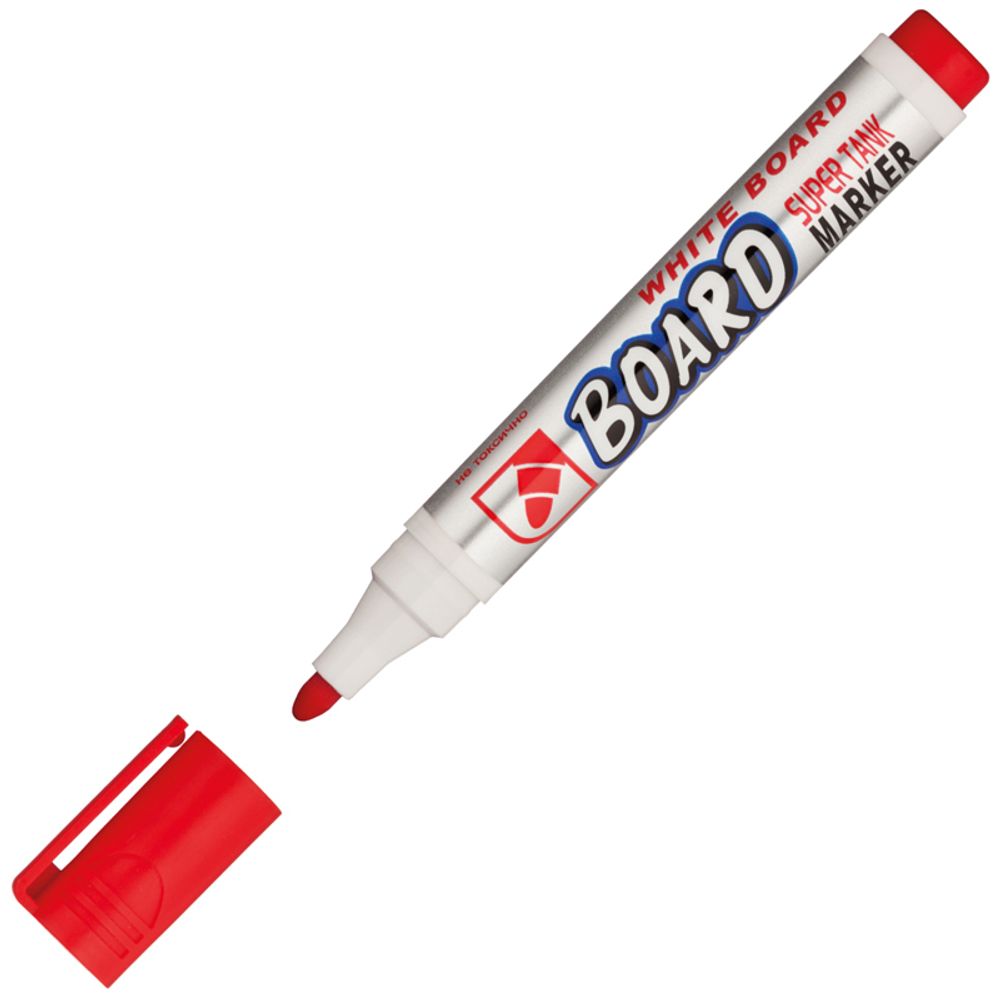 Маркер для магнитно-маркерных досок 2.0мм, Crown CBM-1000, красный