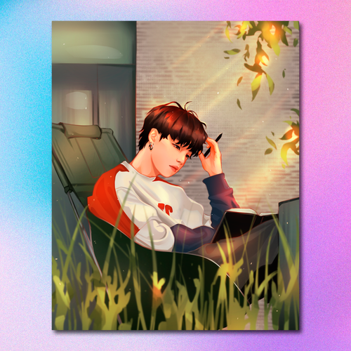 Арт принт / art.lior / BTS / Юнги #1