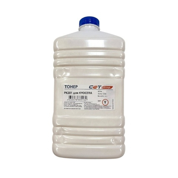 Тонер PK201 для KYOCERA ECOSYS P6030cdn/M6026cdn (CET) Yellow, 500г/бут, (унив.), OSP0201Y-500