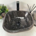 Раковина из речного камня RS-65258 41*41*15 0856