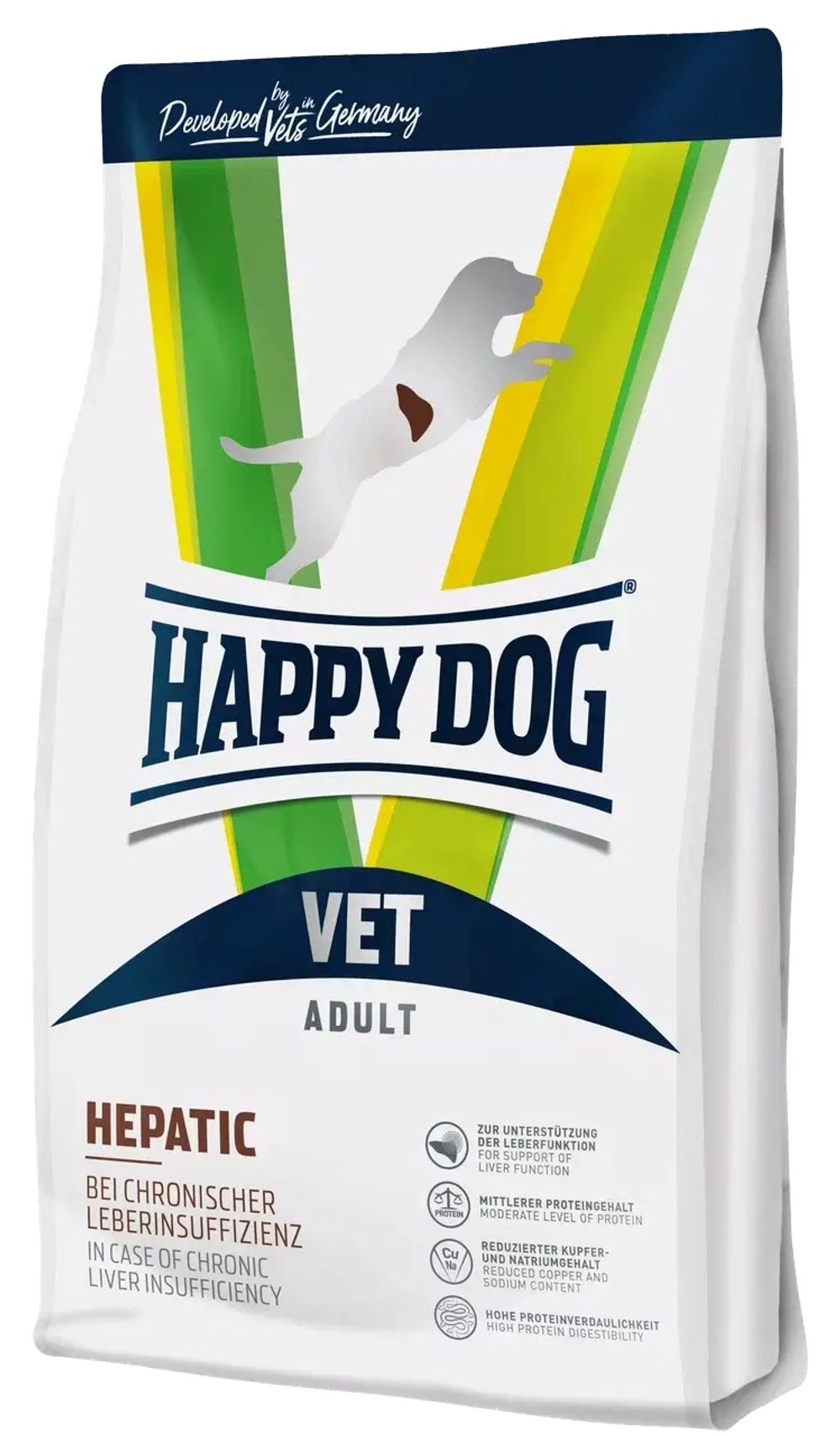 Сухой корм Happy Dog Vet Diet Hepatic для взрослых собак при заболеваниях печени 1 кг