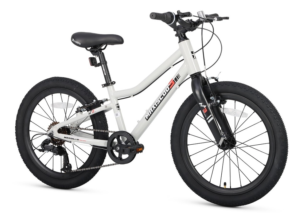 Велосипед Детский Maxiscoo 3BIKE 20'' L Серый (2025)