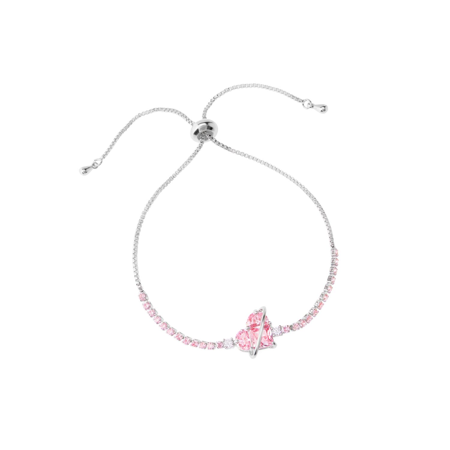 Браслет Saturn Heart Bracelet - Silver