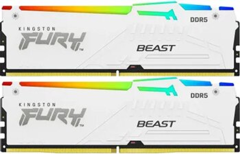 Оперативная память KINGSTON FURY Beast DDR5 32GB 6400MHz CL32 UDIMM KF564C32BWEAK2-32