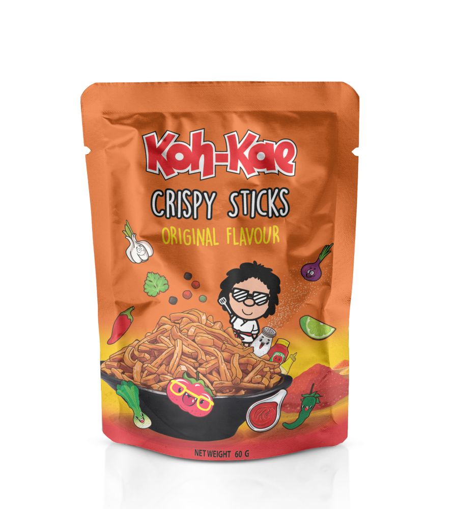Хрустящие снеки KOH-KAE Crispy Sticks с оригинальным вкусом