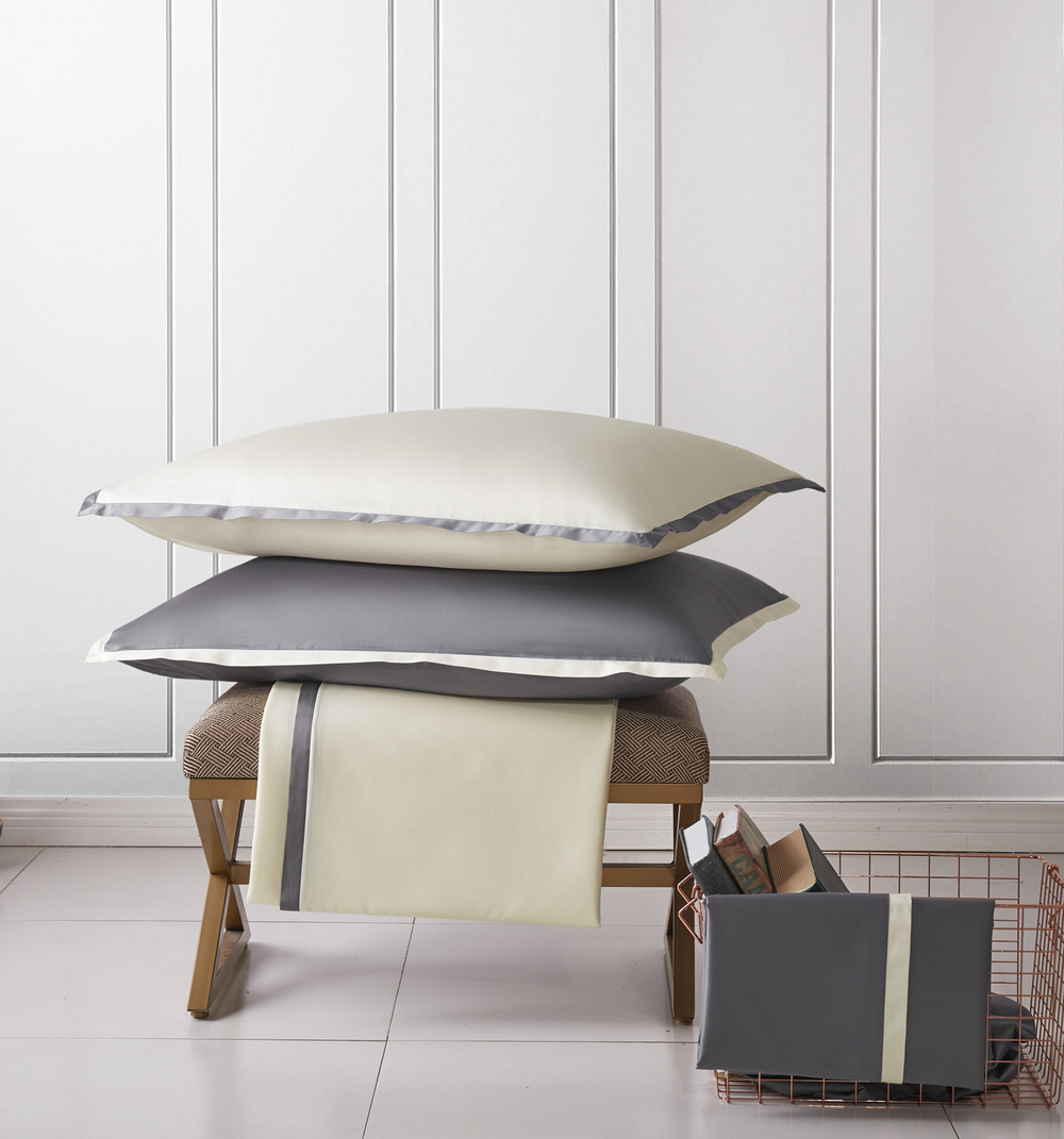 Наволочка 50x75 Sharmes Coctail графитовая/кремовая