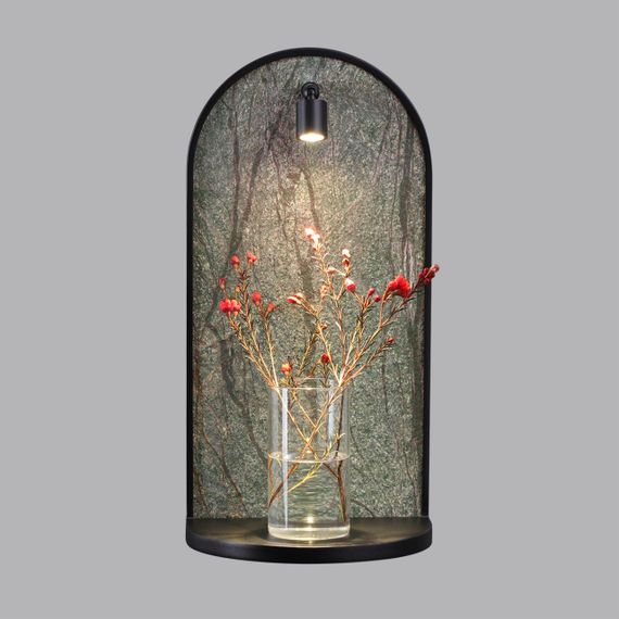 Настенный светодиодный светильник-полка Odeon Light Giardino Hightech 7176/3WL