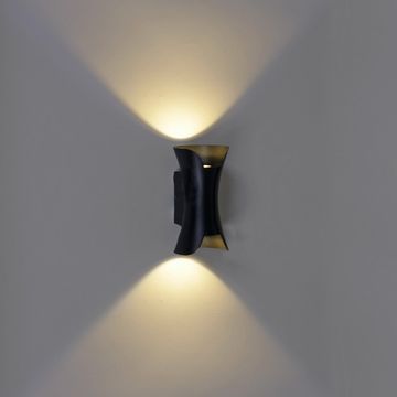 86857-9.2-002TLF LED2*3W BK светильник настенный