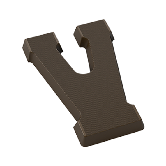 Форма для шоколадных фигур &quot;Буквы&quot; - V (275*135мм)